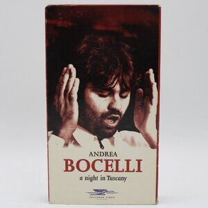 Andrea Bocelli A Night In Tuscany VHS 1997